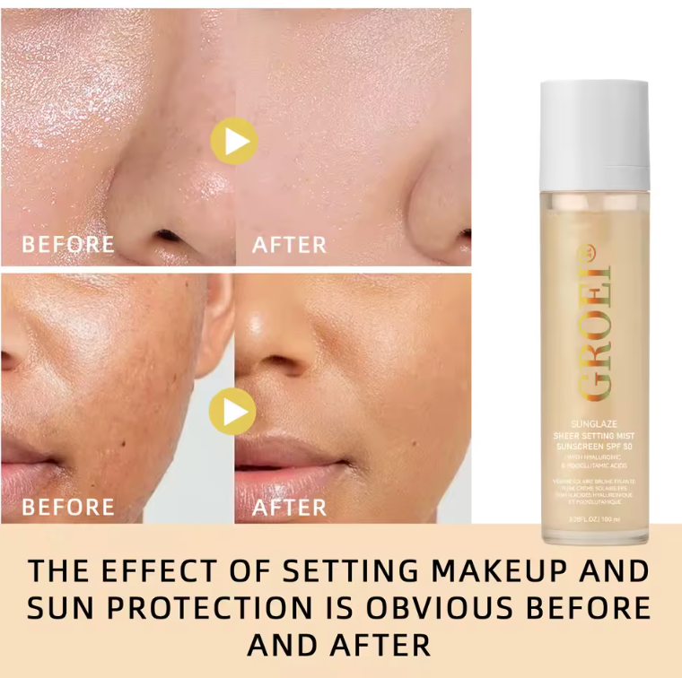 SPF 50 Sunscreen Setting Spray